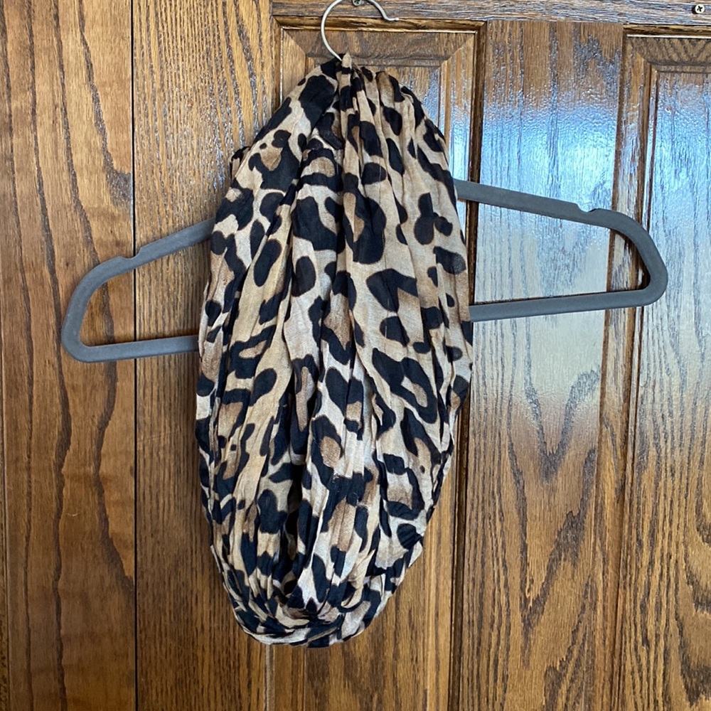 Cheetah Print Infinity Scarf